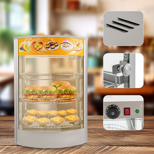 Stufiger warmhaltevitrine - 3-stufiger,
